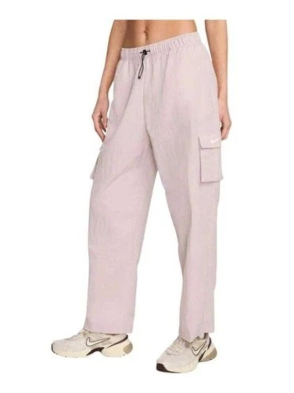 Nike Cargo Pants Womens XL Sportswear Essential High-Rise Woven Drawstring NWT